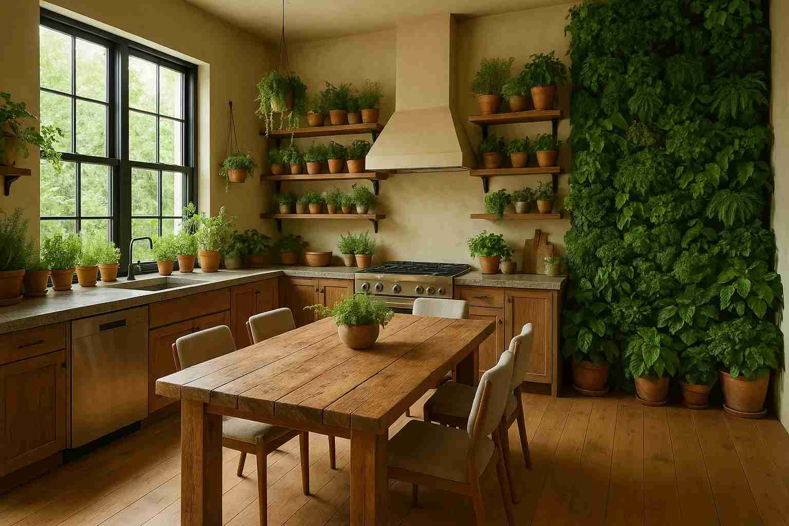 3. Integrarea elementelor si a materialelor naturale în designul interior